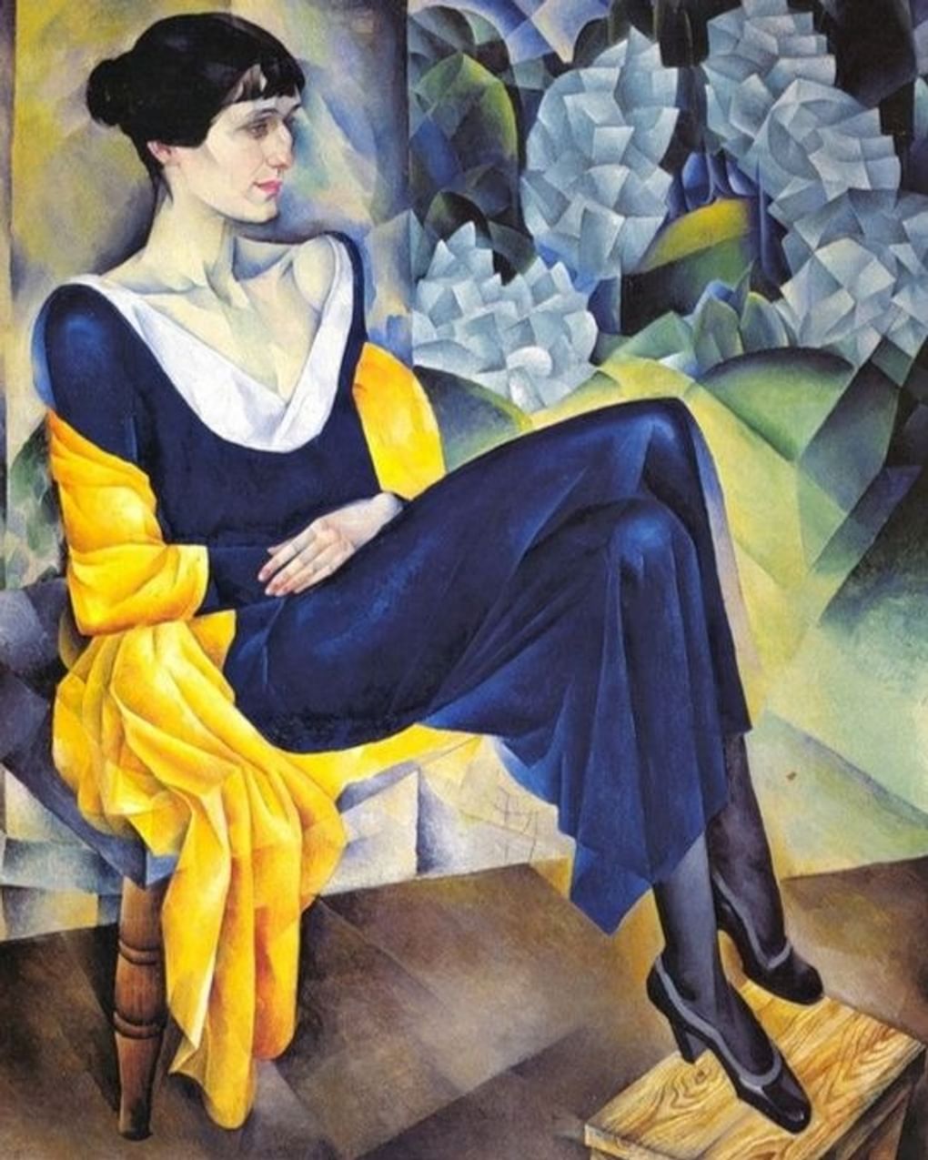 Натан Альтман. Портрет Анны Ахматовой (фрагмент). 1914. Государственный Русский музей, Санкт-Петербург