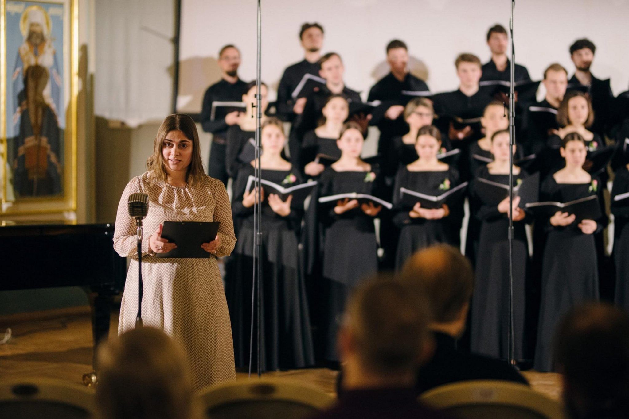 дирижер доместика. оркестр. хор виват. студенты консерватории. Horosapiens choir.