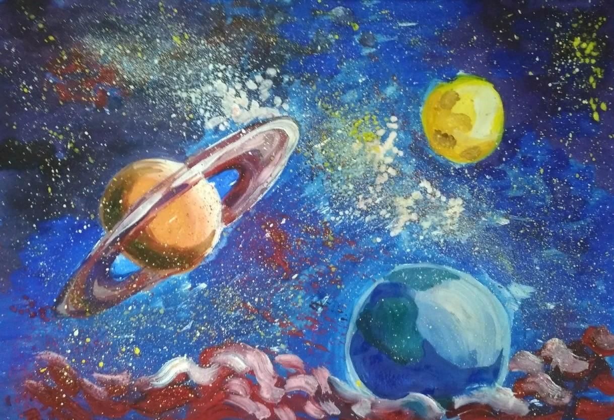 Рисование космос