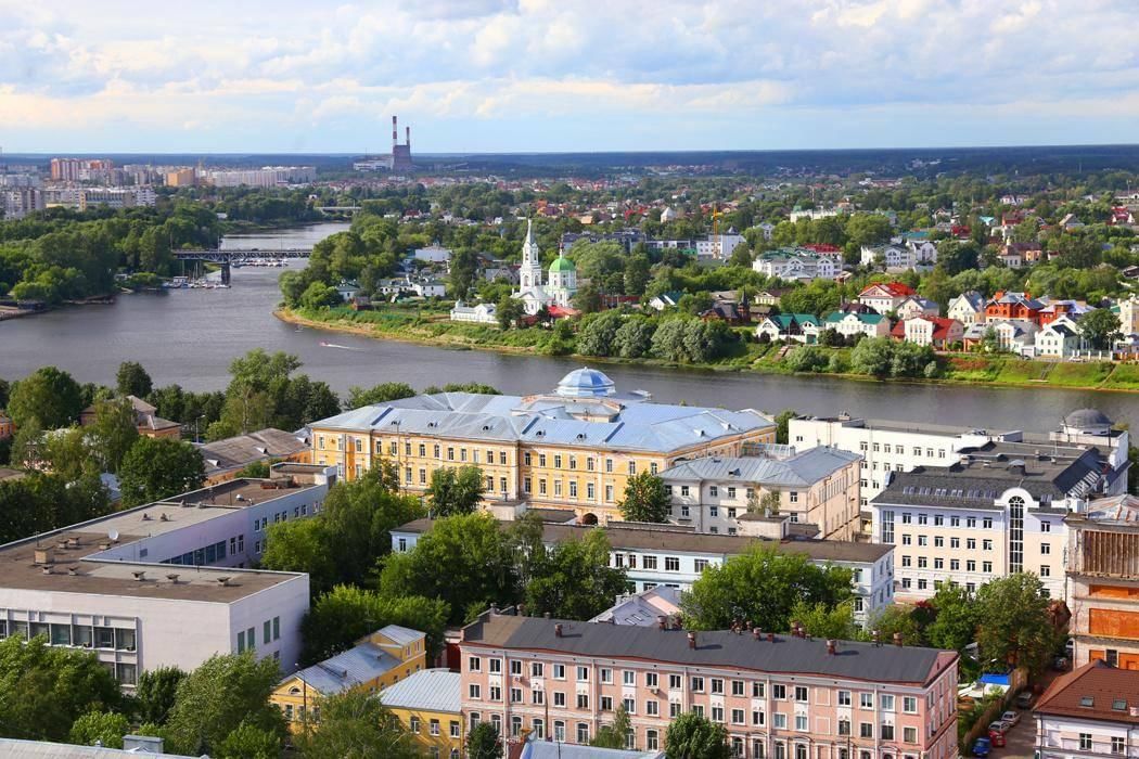 Центр Твери - Фото с высоты птичьего полета, съемка с квадрокоптера - PilotHub