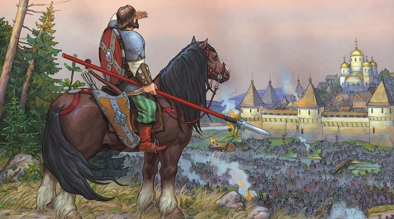 Картинка богатырей руси