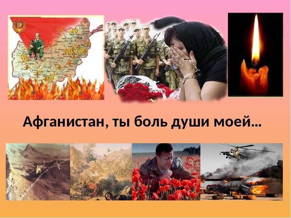 Классный час афганистан наша память и боль с презентацией