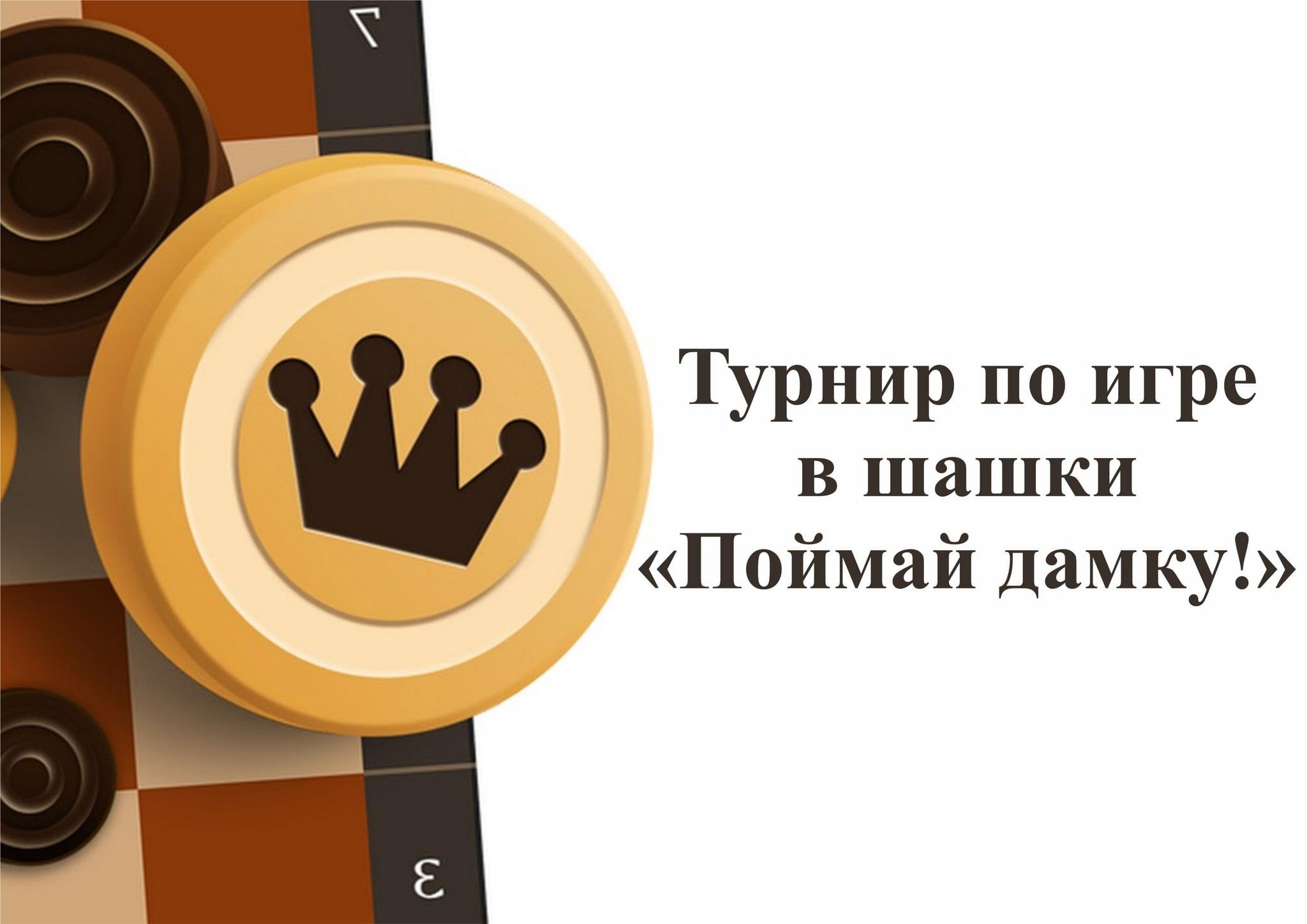 Турнир по игре в шашки «Поймай дамку!» 2024, Тутаевский район — дата и  место проведения, программа мероприятия.