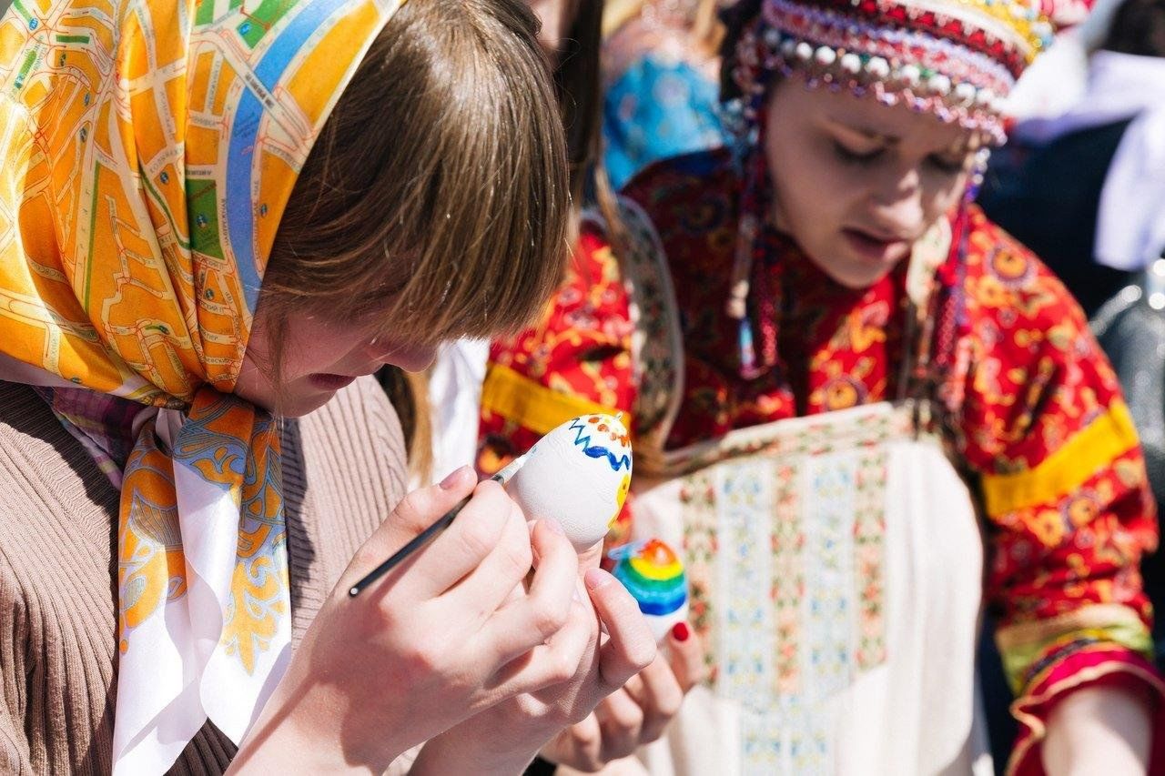 Фото празднования пасхи в россии