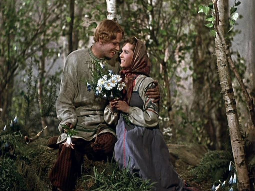 Кадр из художественного фильма Александра Птушко «Каменный цветок» (1946)
