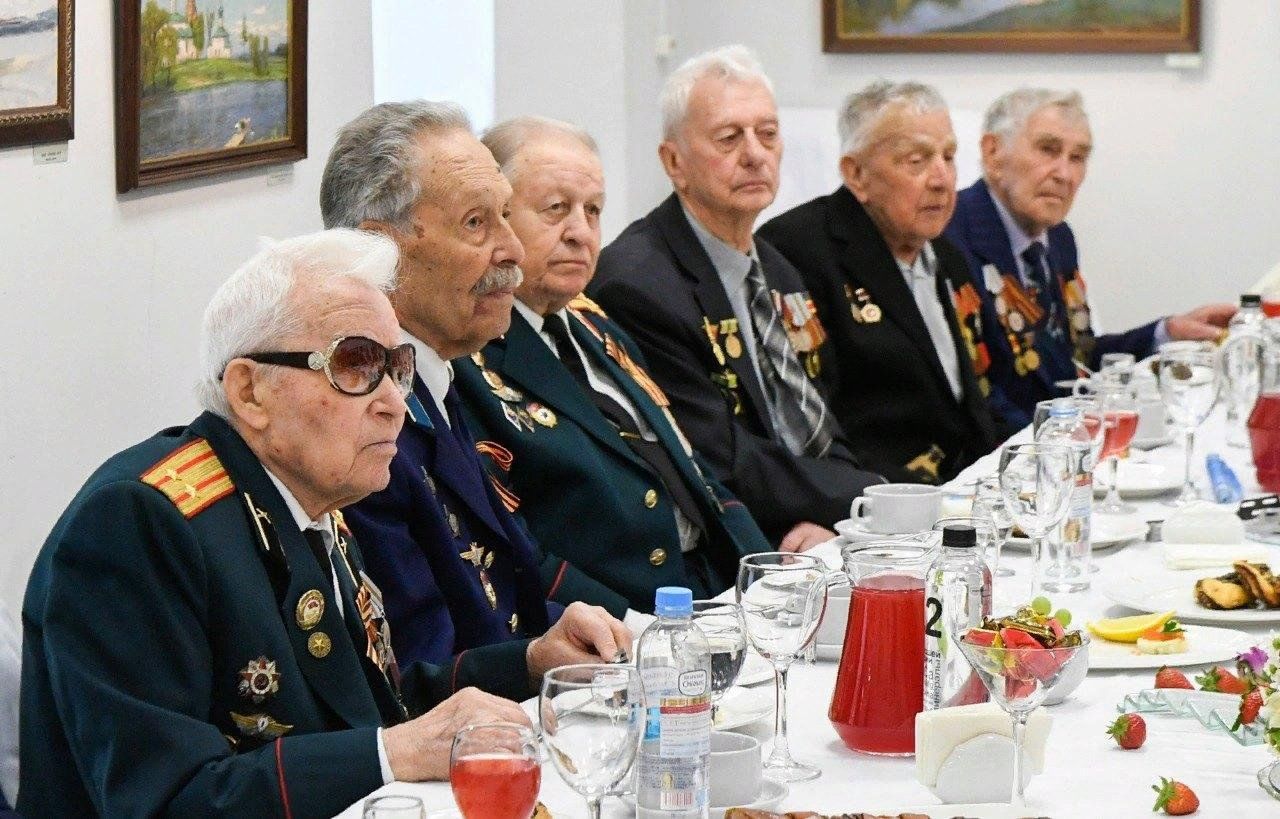 Встречи ветеранов в день победы