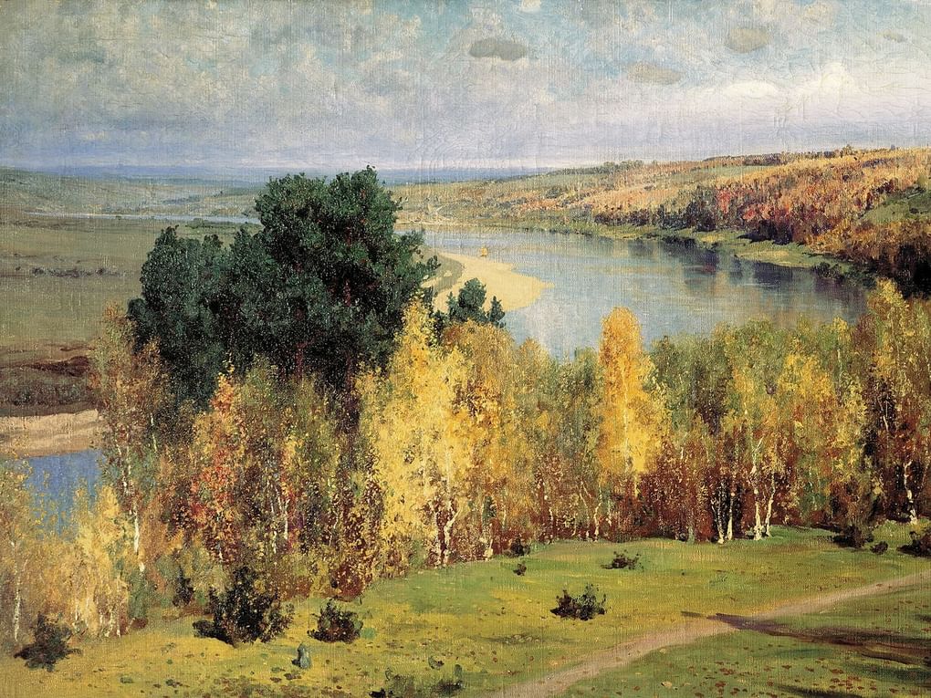 Василий Поленов. Золотая осень (фрагмент). 1893. Государственный мемориальный историко-художественный и природный музей-заповедник В.Д. Поленова, Тульская область