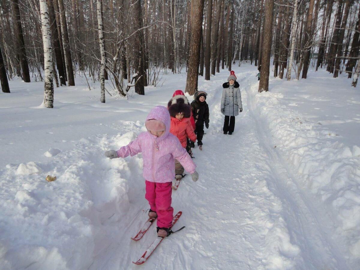 Прогулка в зимнем лесу