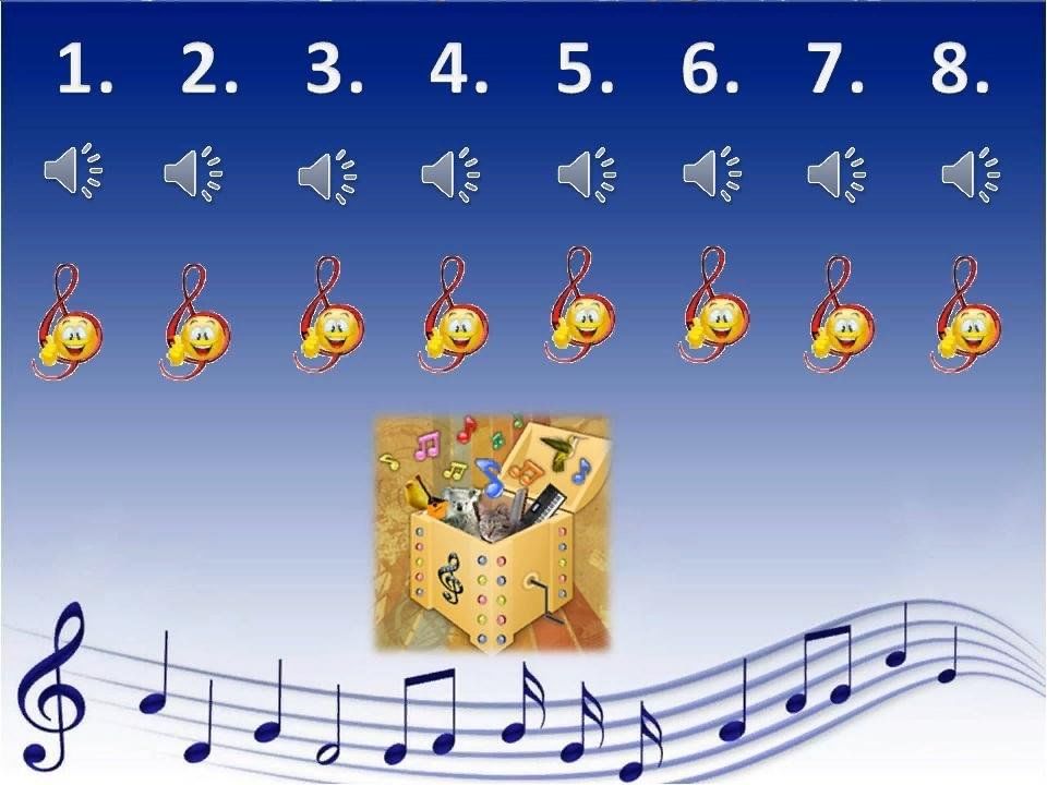 Музыка для игры угадай мелодию для детей