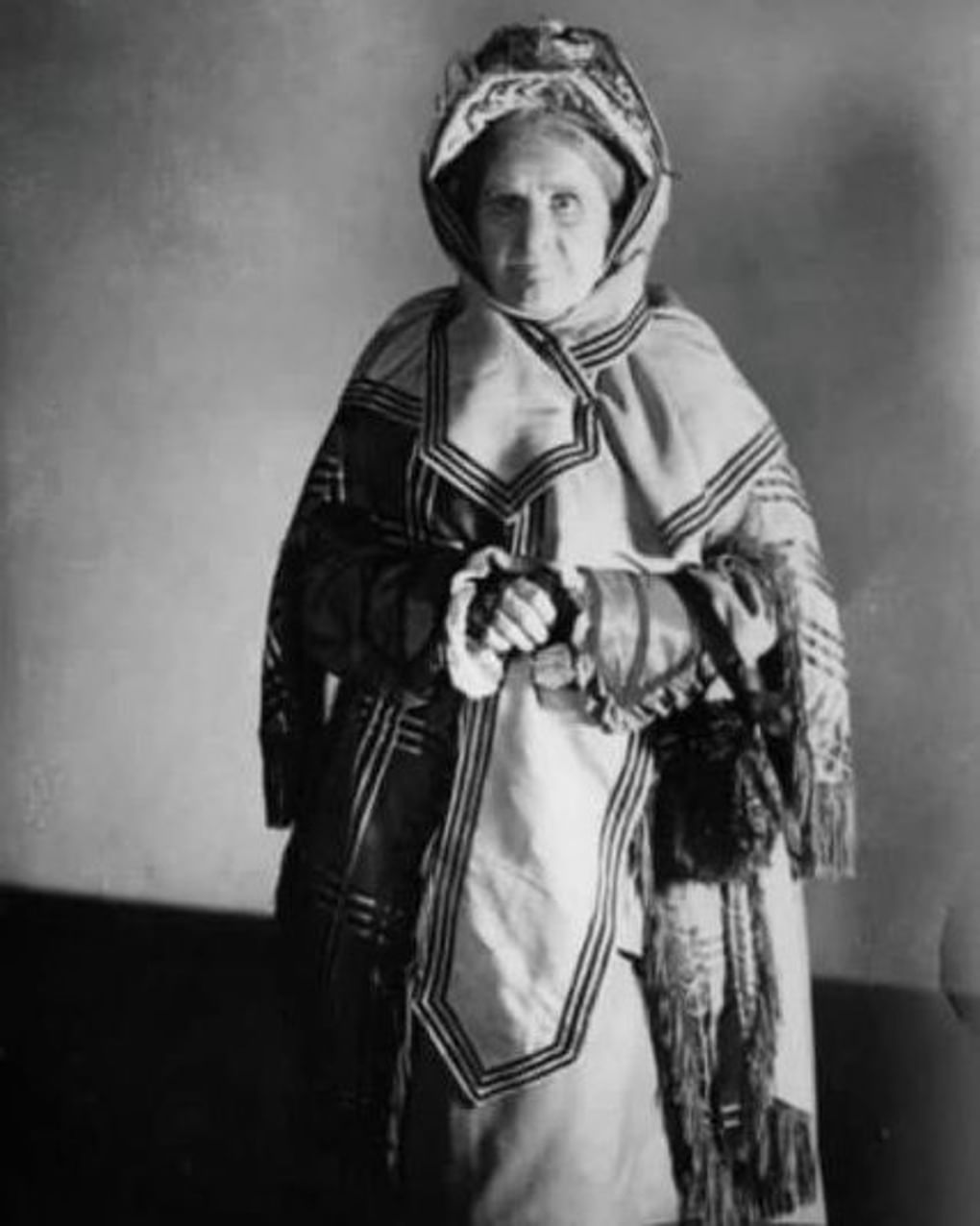 Мария Блюменталь-Тамарина в роли Анфусы в спектакле «Волки и овцы». Москва, 1935 год. Государственный академический Малый театр России, Москва. Фотография: Государственный мемориальный и природный музей-заповедник А.Н. Островского «Щелыково», Костромская область