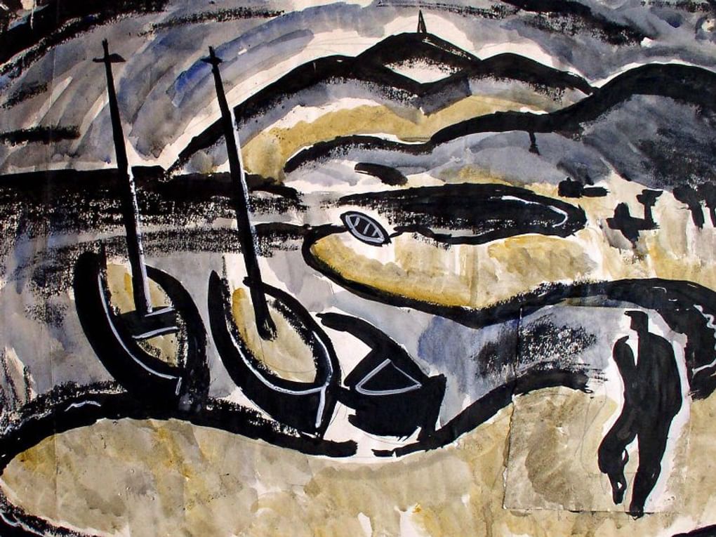 Кирилл Соколов. Пейзаж из серии «Байкал». Середина 1960-х годов. Государственный историко-художественный музей «Новый Иерусалим», Истра, Московская область