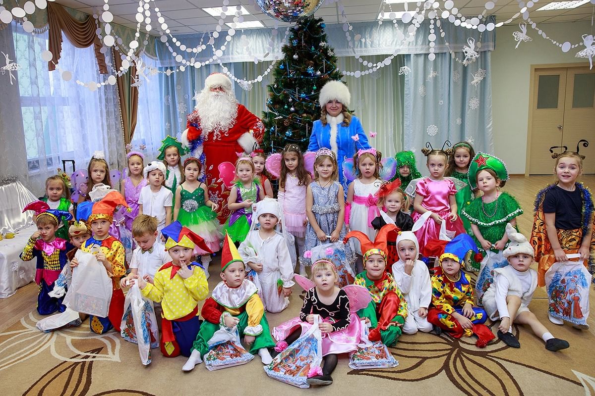 Новогодние фото детей в детском саду