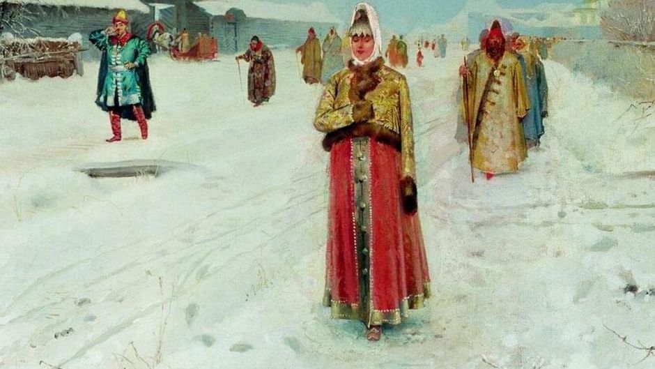 Основное изображение для статьи Обереги в традиционном русском костюме