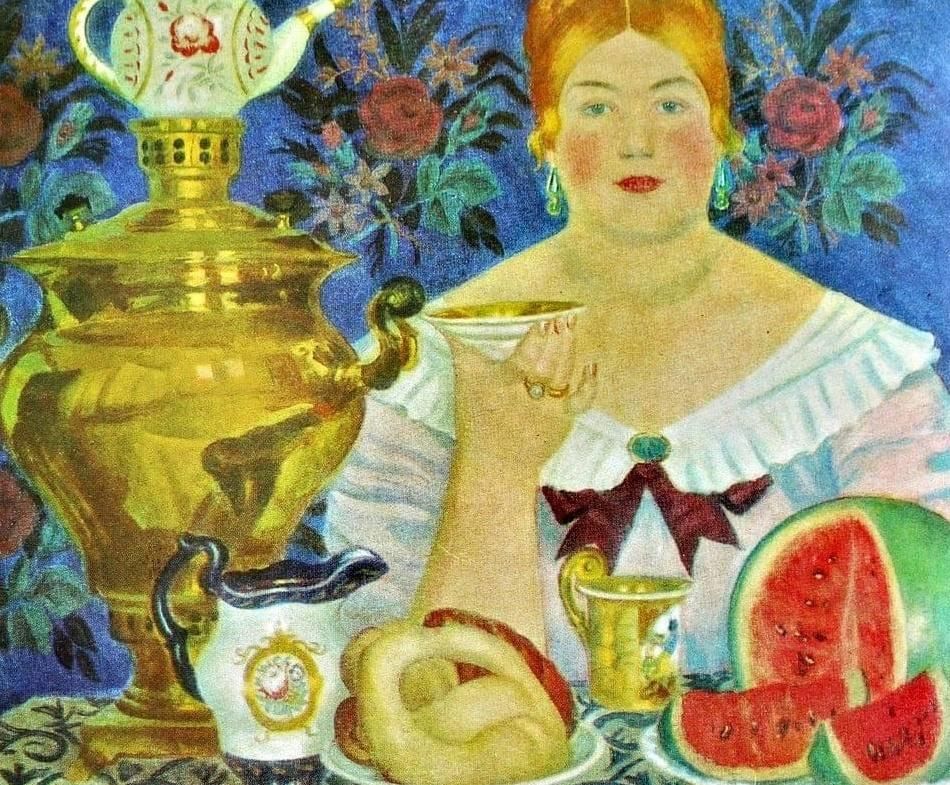 Кустодиев картины с названиями фото