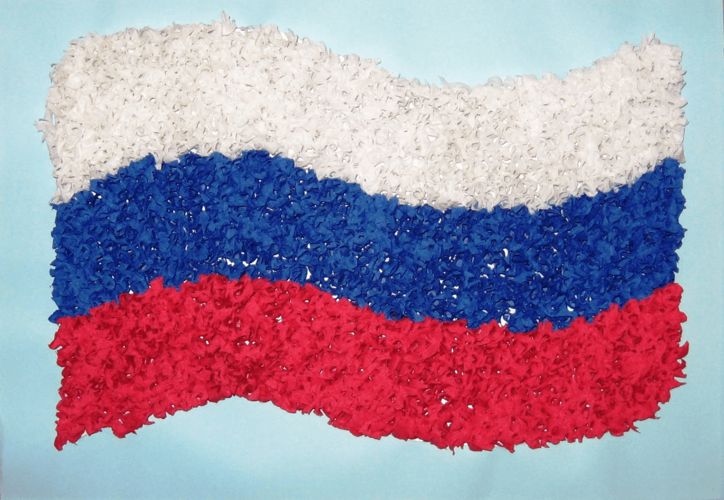 Делаем флаг россии