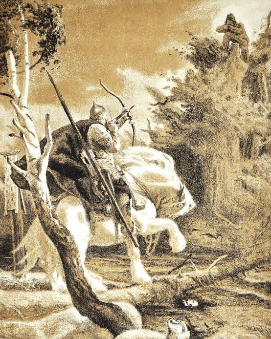 Илья муромец и соловей разбойник картинки к былине