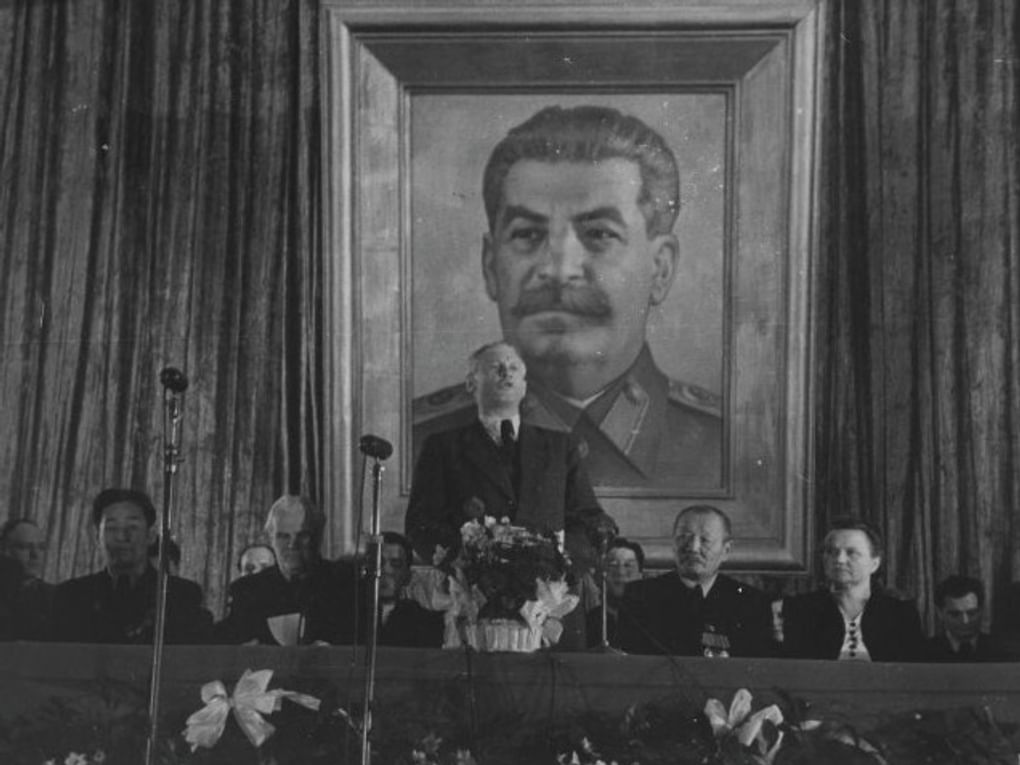 Александр Фадеев (в центре). 1946–1953. Фотография: Павел Маныч / Мультимедиа Арт Музей, Москва