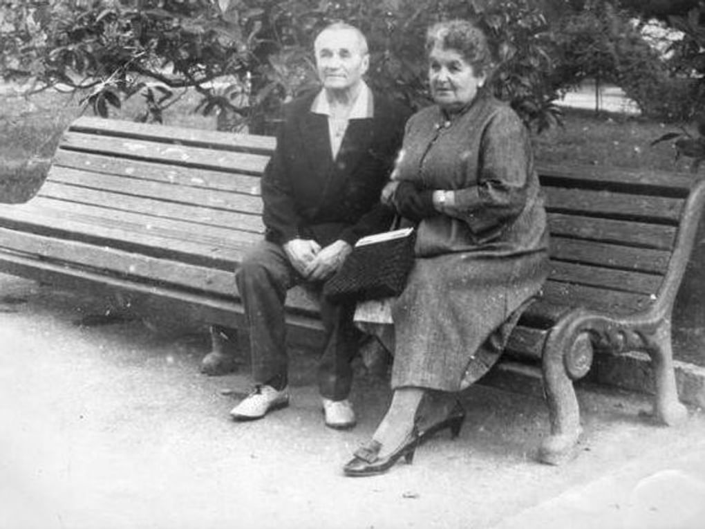 Георгий Милляр с женой Марией. 1970–80-е годы. Государственный центральный музей кино, Москва