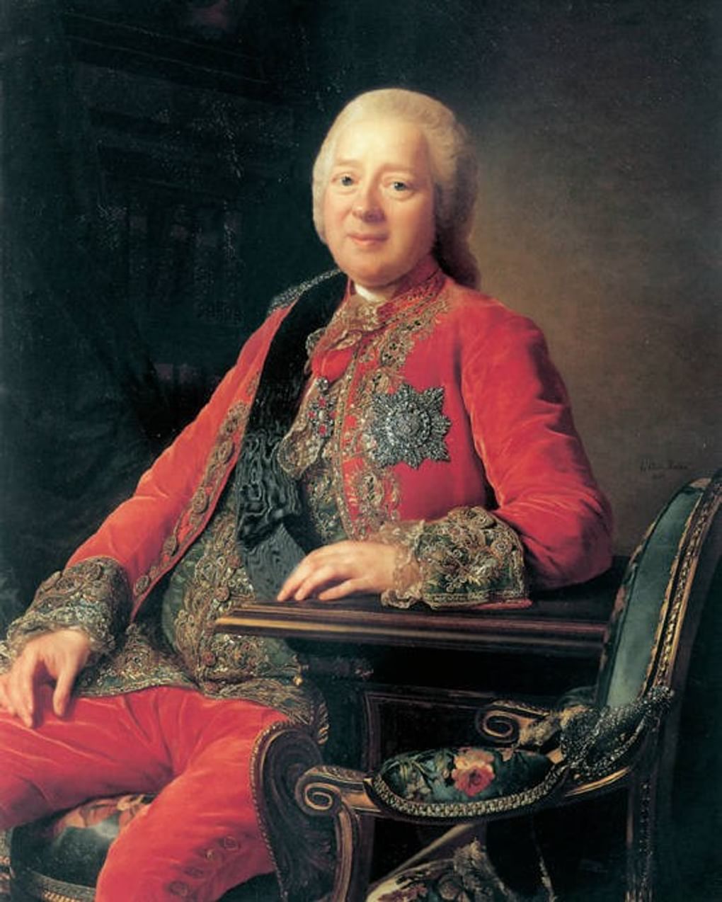 Александр Рослин. Портрет графа Никиты Панина. 1777. Государственный музей изобразительных искусств им. А.С. Пушкина, Москва