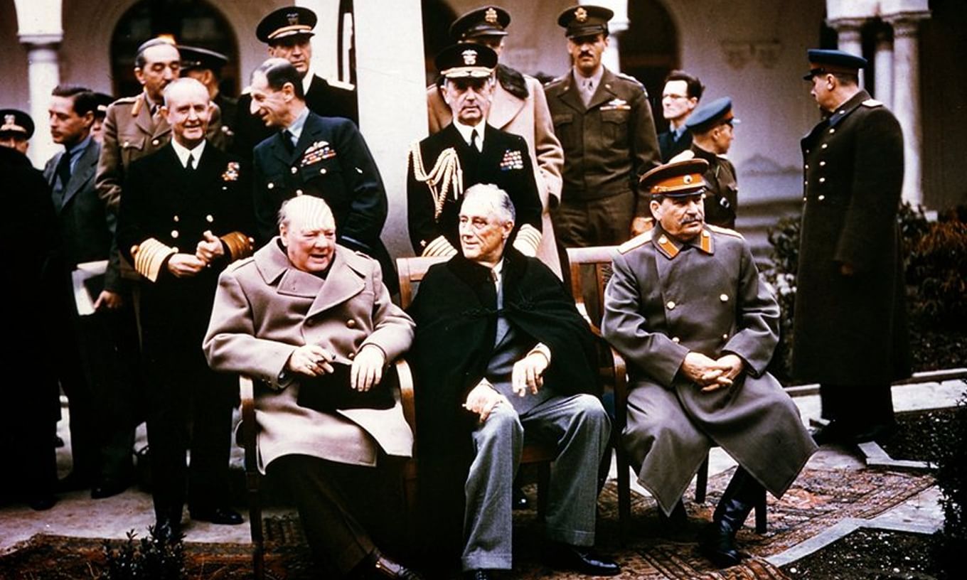 Сталин Черчилль и Рузвельт