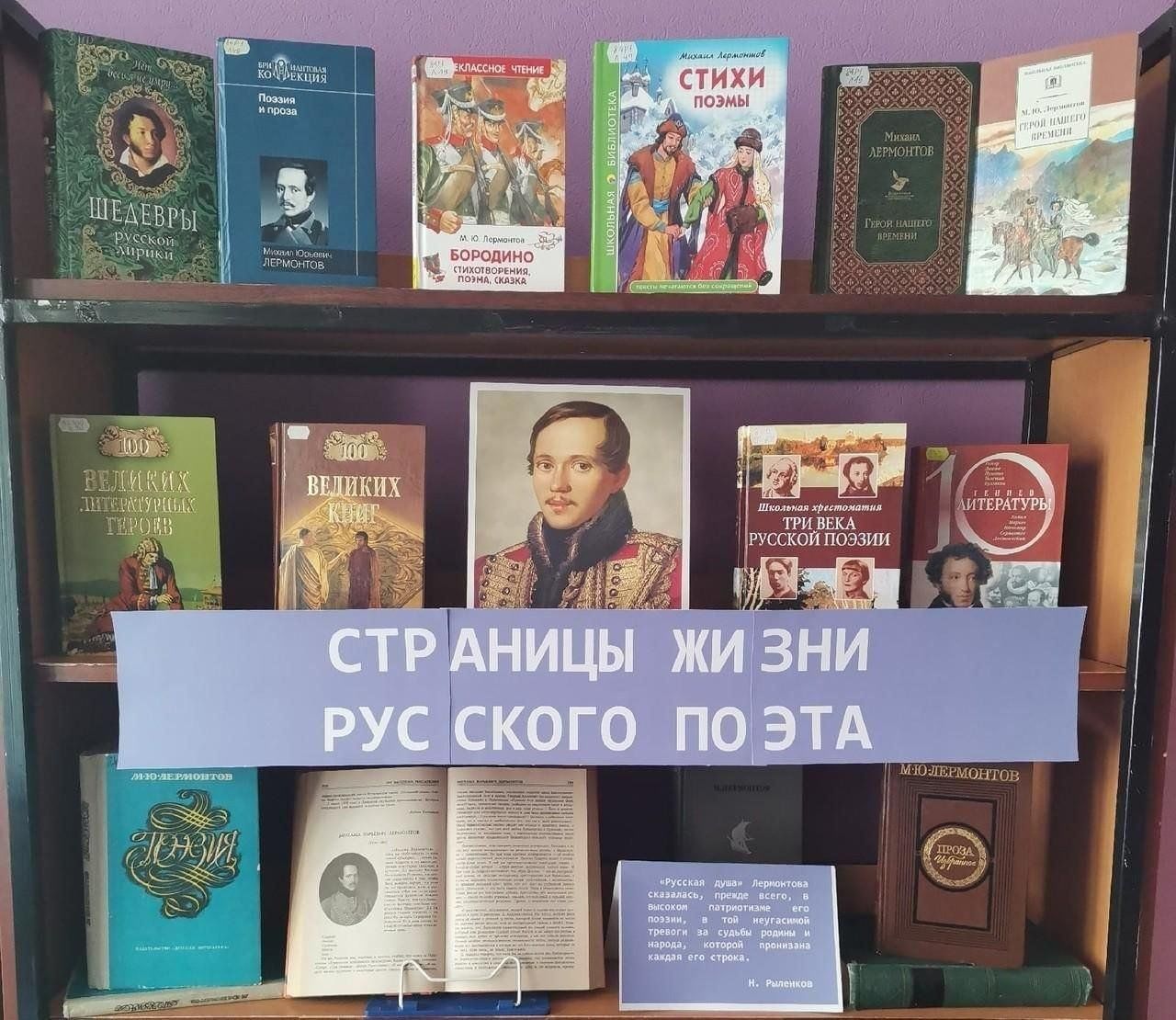 Читаем лермонтова