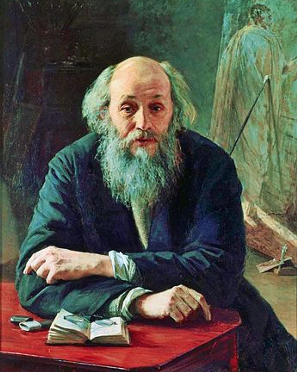 Николай Ярошенко. Портрет Николая Ге (фрагмент). 1890. Государственный Русский музей, Санкт-Петербург
