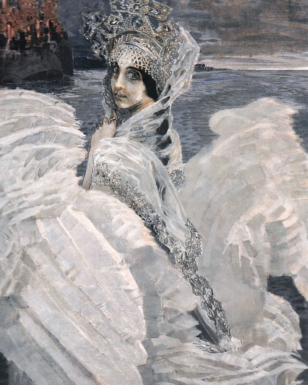 Михаил Врубель. Царевна-Лебедь (фрагмент). 1900. Государственная Третьяковская галерея, Москва
