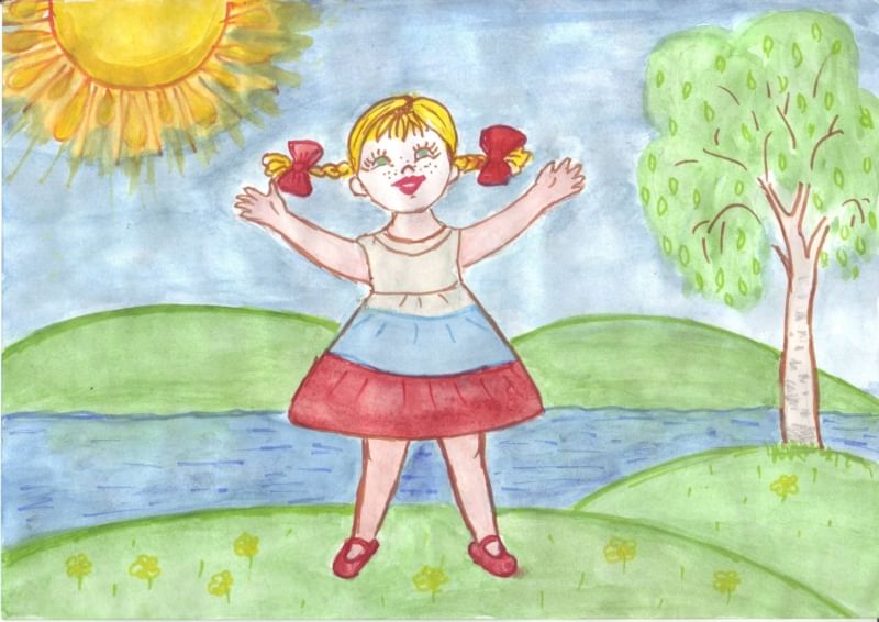 Рисунок счастливое детство 3 класс