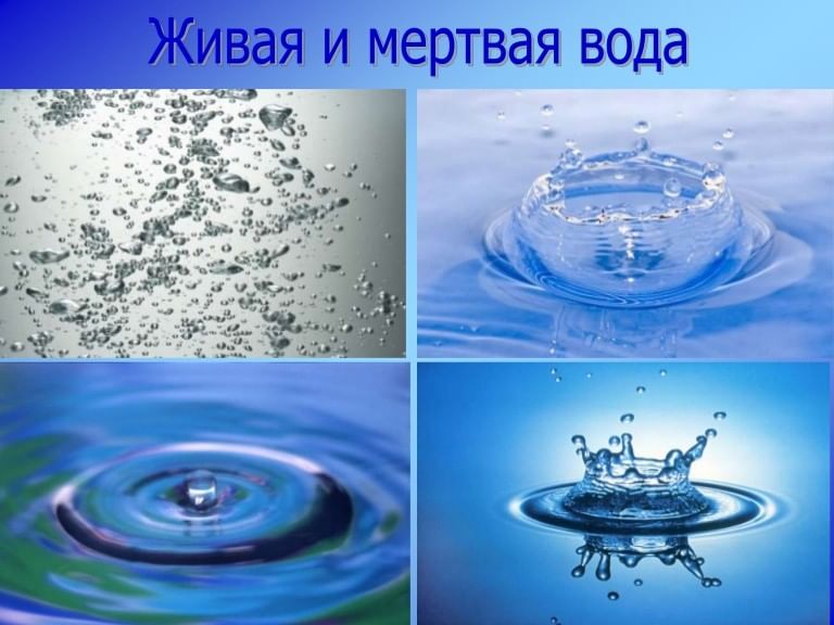 Живая и мертвая вода картинки