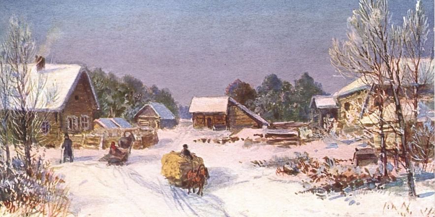Основное изображение для события Виртуальная выставка «Русские рождественские и новогодние открытки»