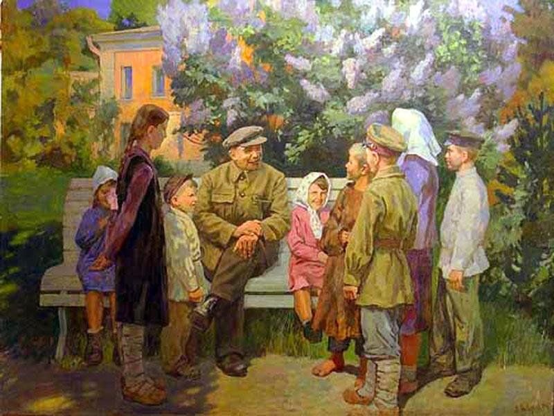 Ленин в горках картина