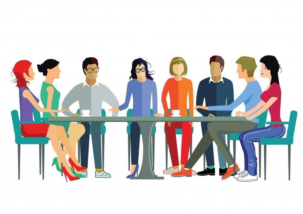 группа людей обсуждает законы