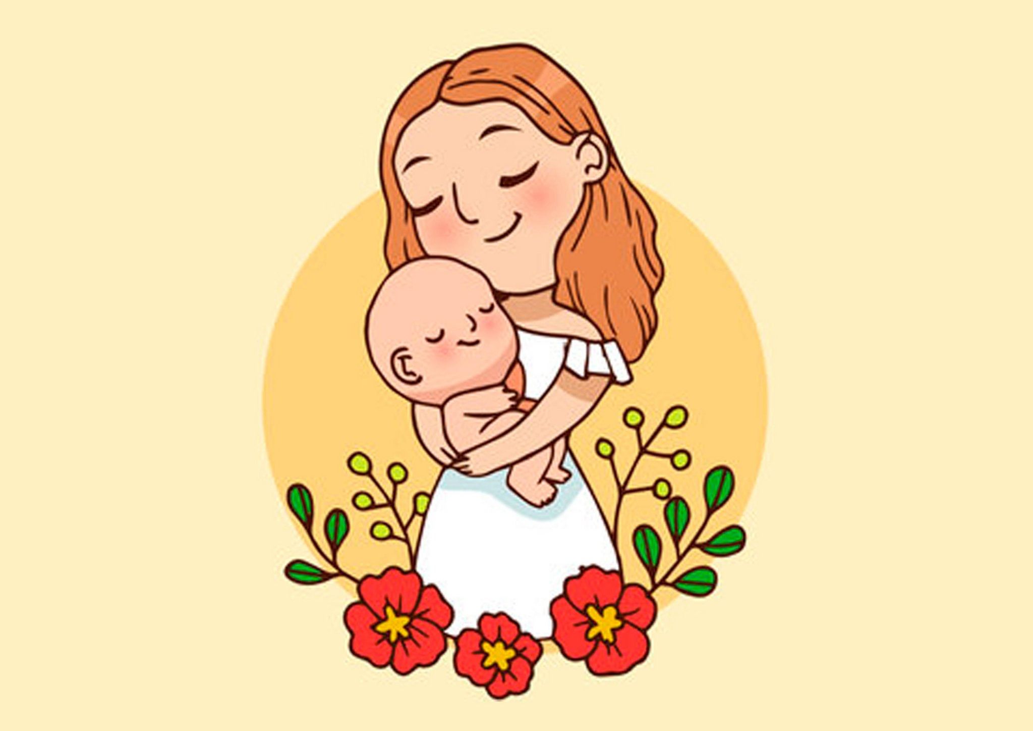 Рисунок ко Дню матери
