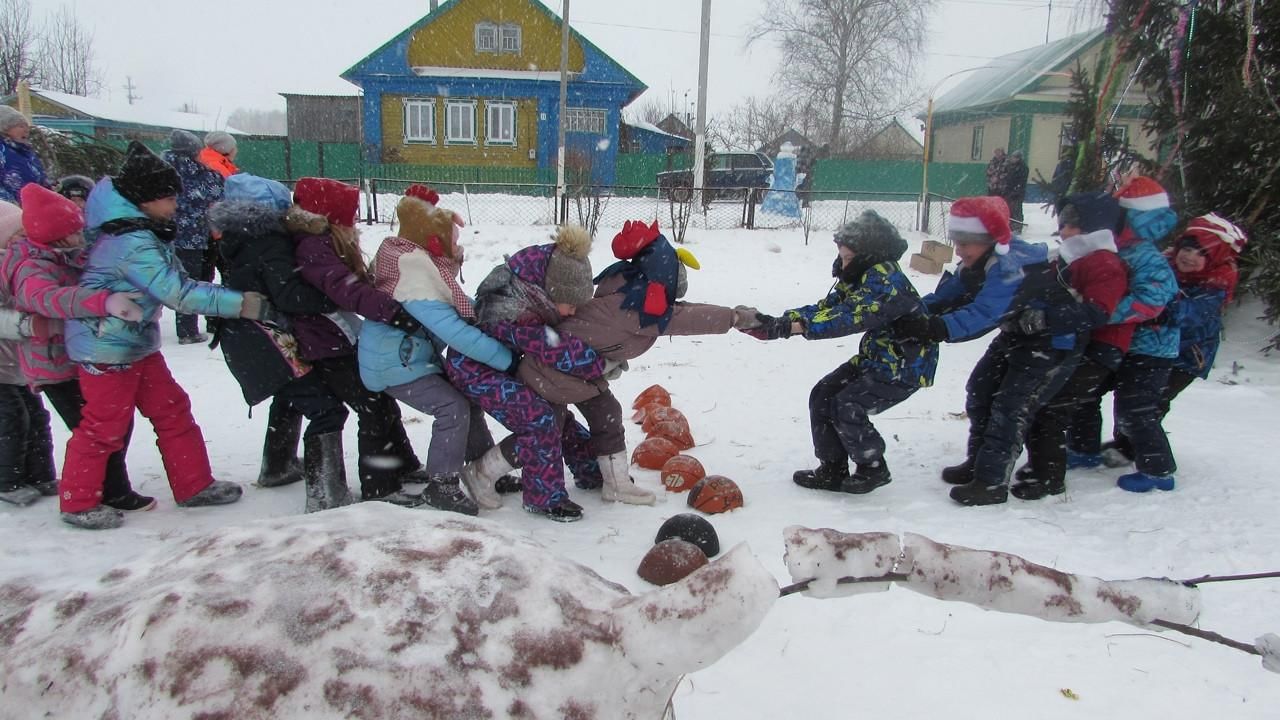 Сибирские зимние развлечения