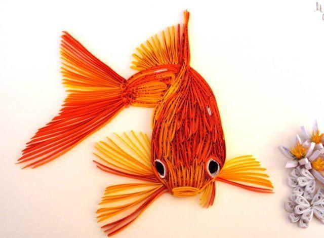 Поделка «Золотая рыбка» | Чистякова Виктория
