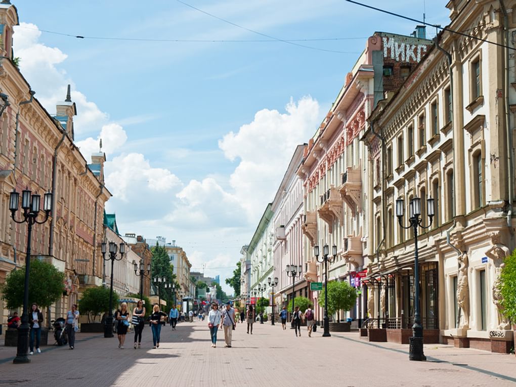Вид на город Нижний Новгород. Фотография: E. O. / фотобанк «Лори»