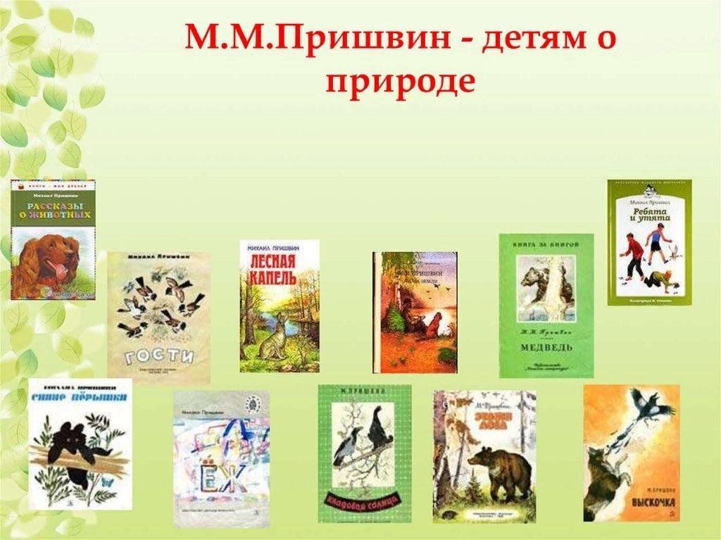 Произведение о природе и животных 4 класс. Пришвин детям о природе. М пришвин для дошкольников. Книги Пришвина для детей. Пришвин презентация для детей.