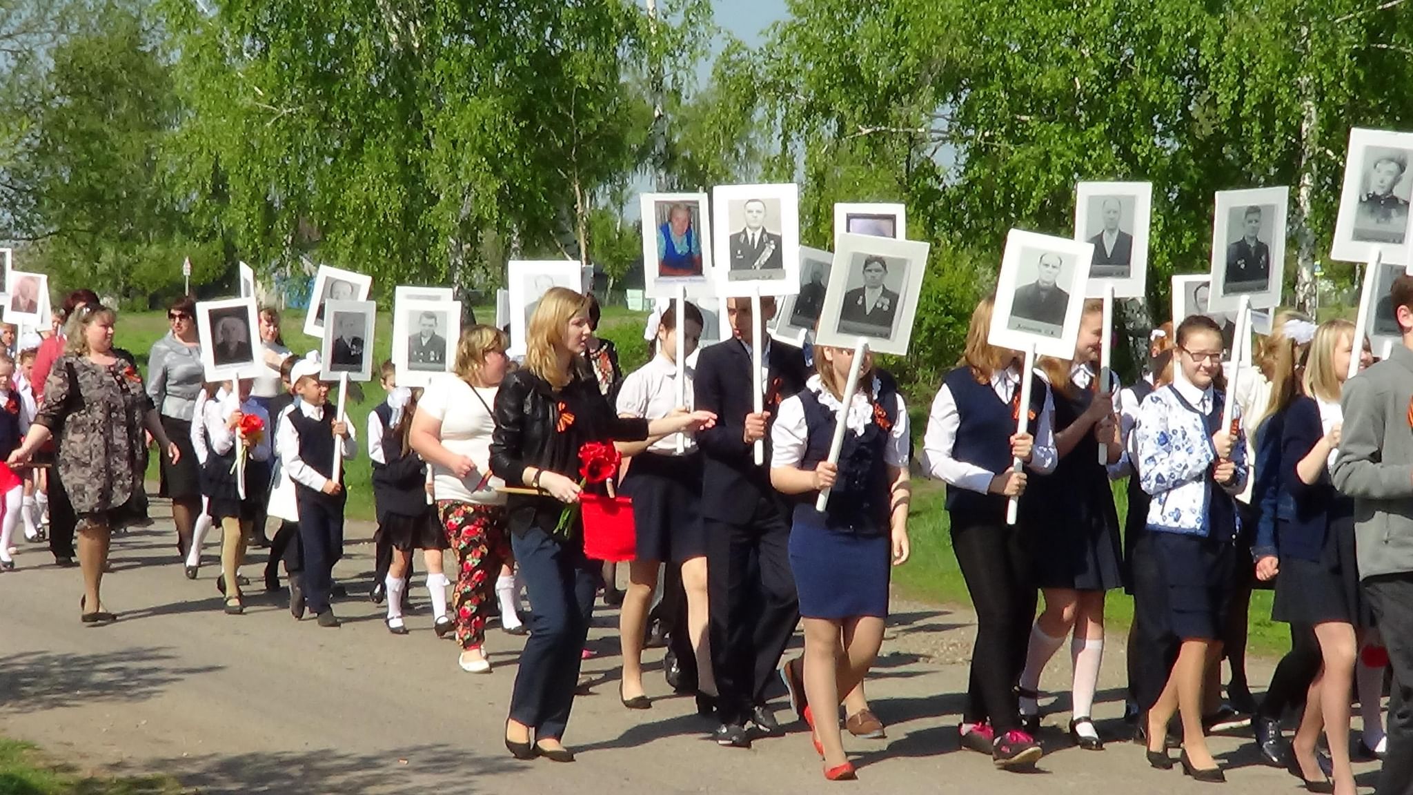 бессмертный полк в селе