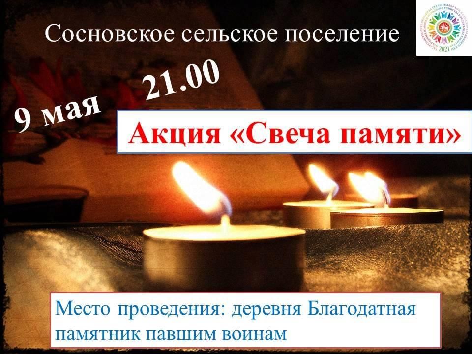 Картинка к акции свеча памяти