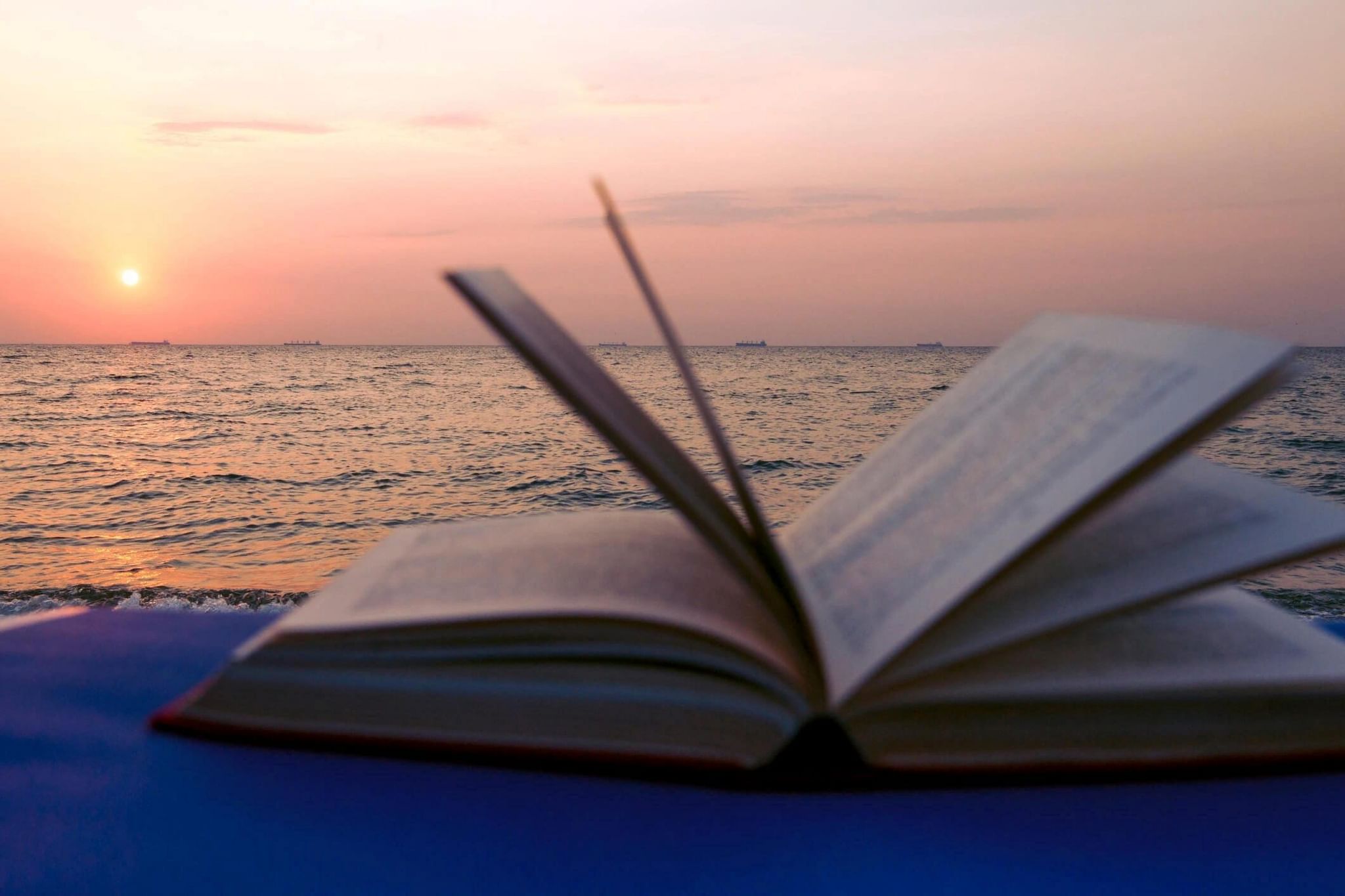 Книга на берегу моря