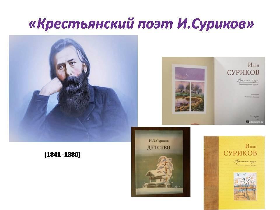 Крестьянские поэты. Иван Суриков выставка в библиотеке. Иван Владимирович Суриков. Рисунок к стихотворению Ивана Захаровича Сурикова детство.