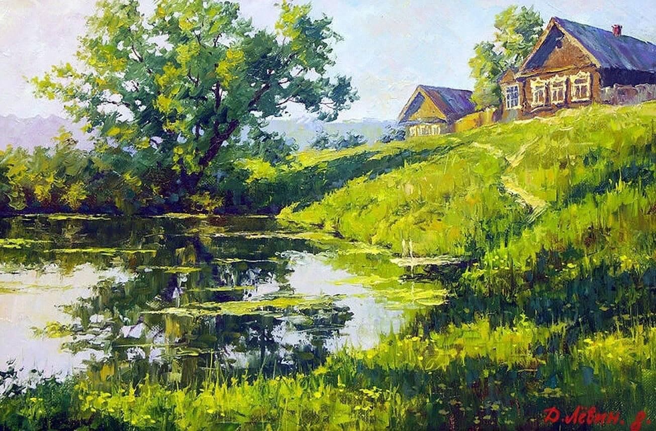 Картины лето известных русских художников