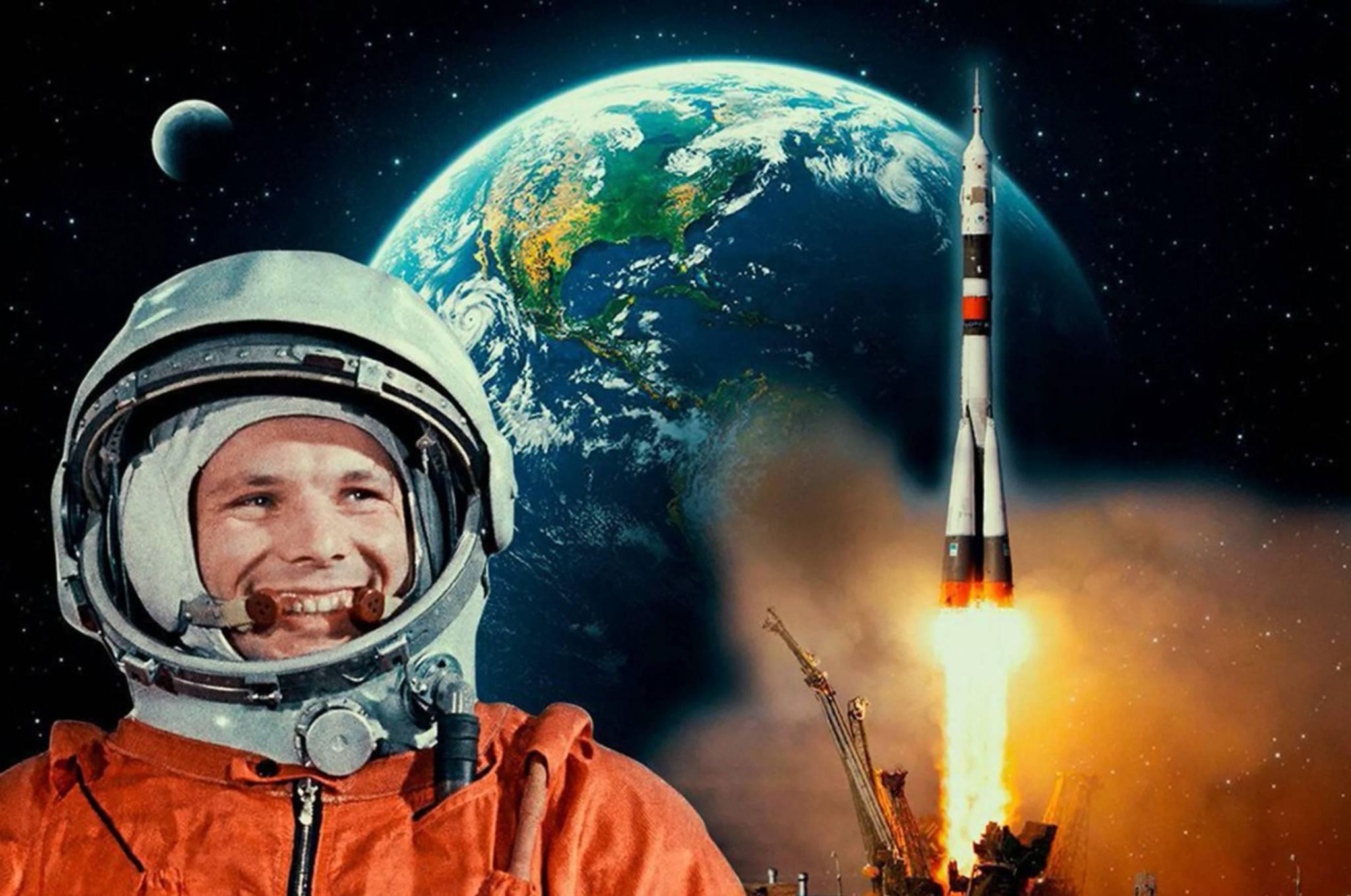 При взлете ракеты космонавт ощущает что его прижимает к креслу
