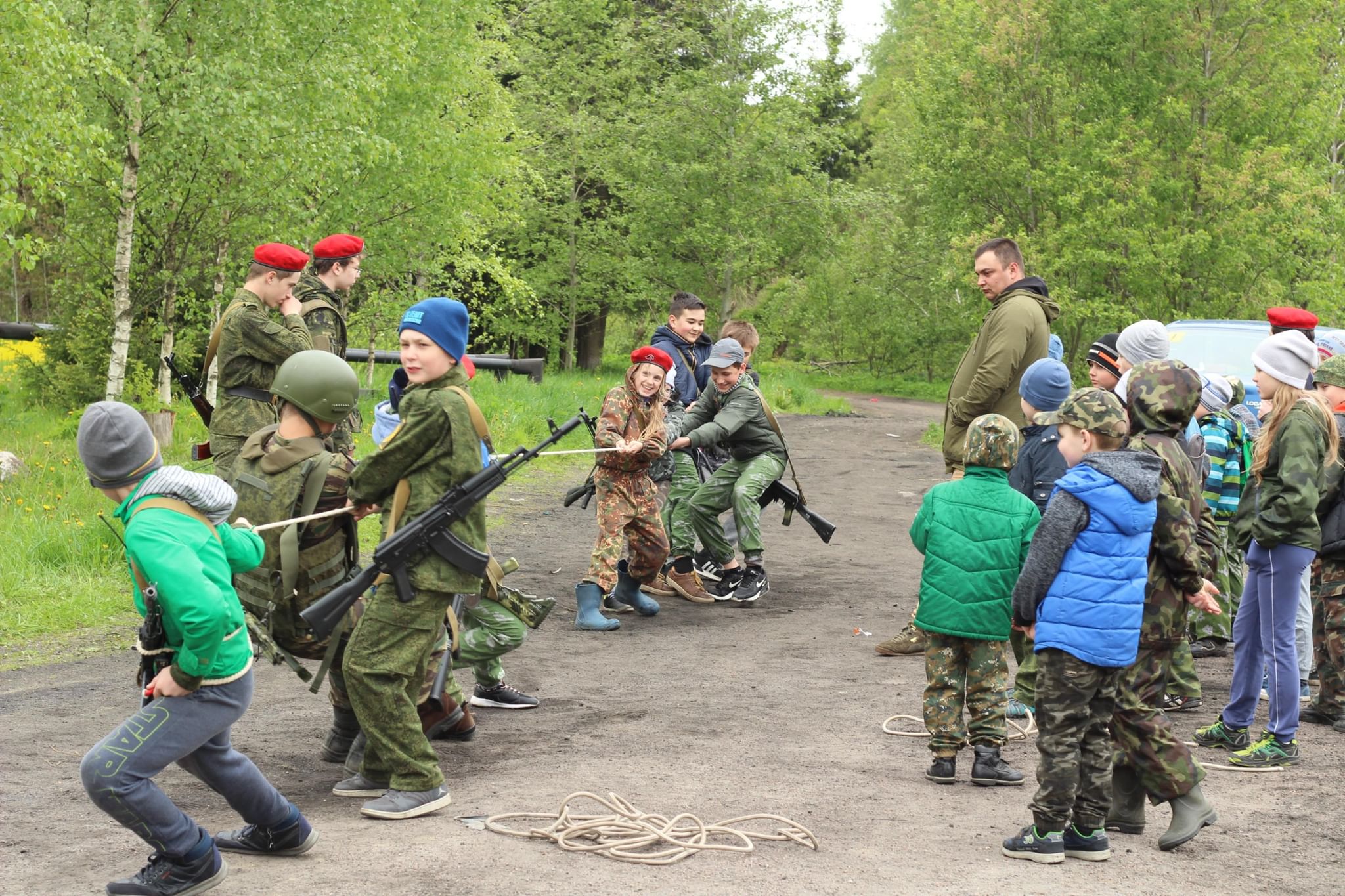 Игра военные в детском саду