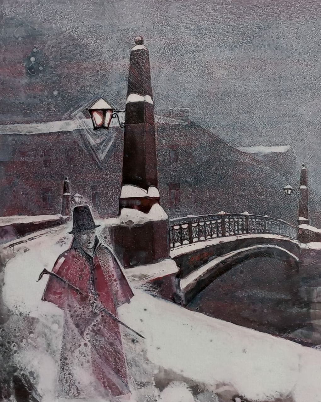 Сергей Филенко. Иллюстрация к драме Михаила Лермонтова «Маскарад» (фрагмент). Изображение предоставлено организатором