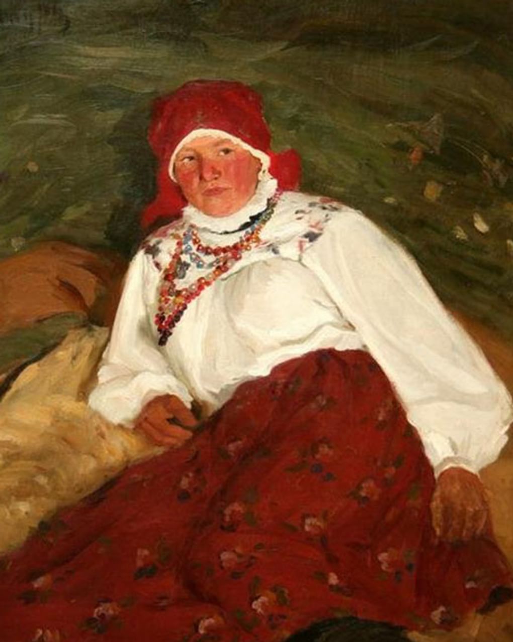 Александр Бучкури. Баба (фрагмент). 1909. Государственный художественный музей Алтайского края, Барнаул