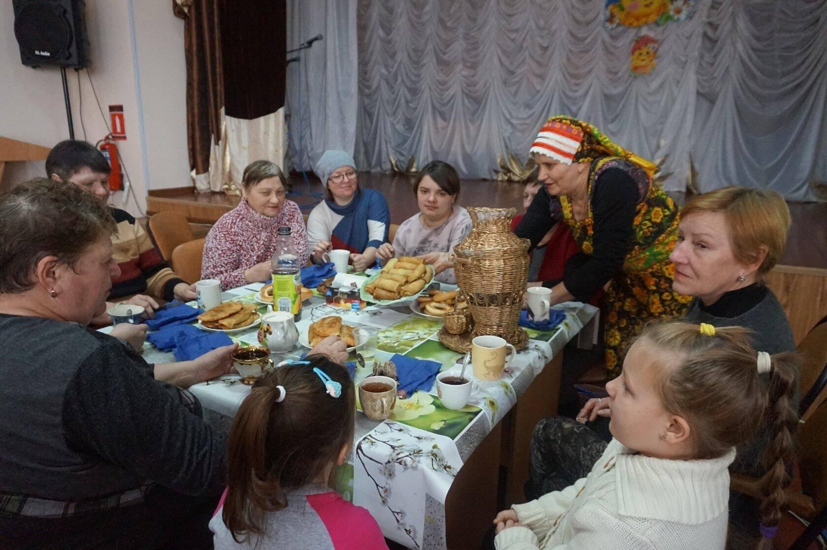 Семейные посиделки в библиотеке