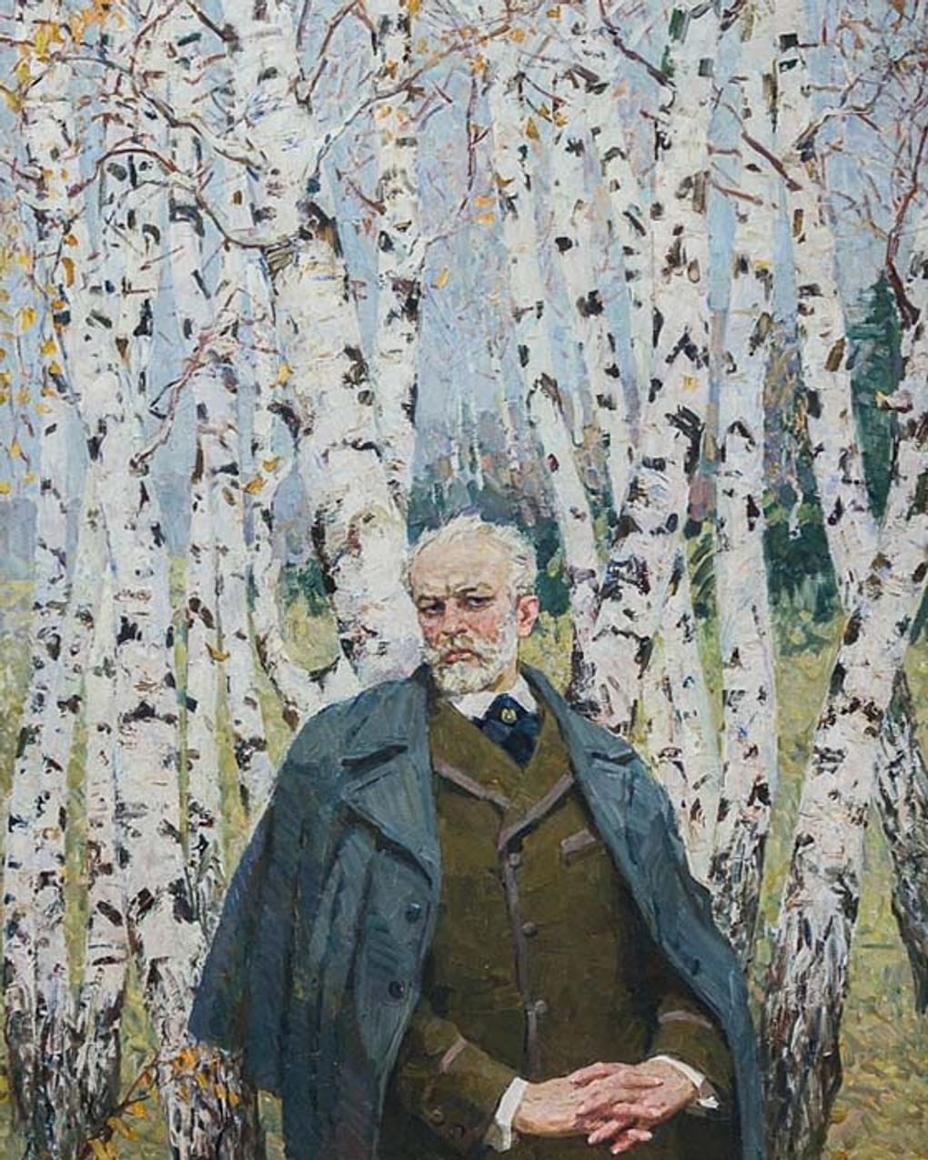 Александр Лопухов. Портрет Петра Чайковского (фрагмент). 1981. Частное собрание