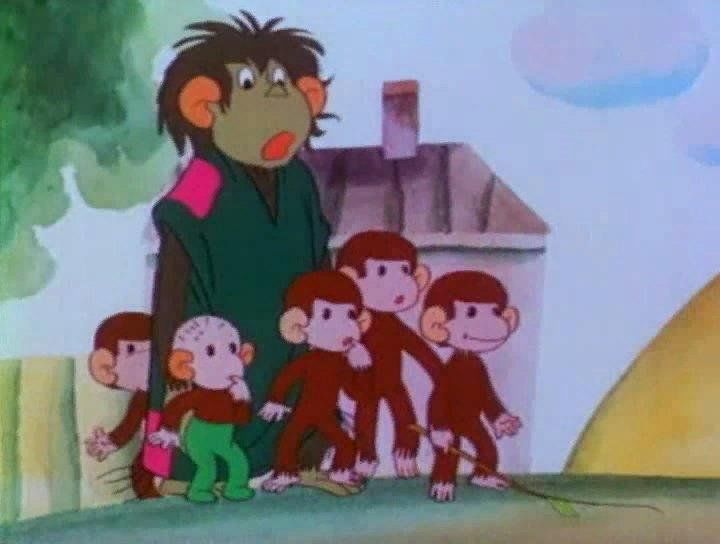 Обезьянка из мультика про обезьянок самая маленькая фото