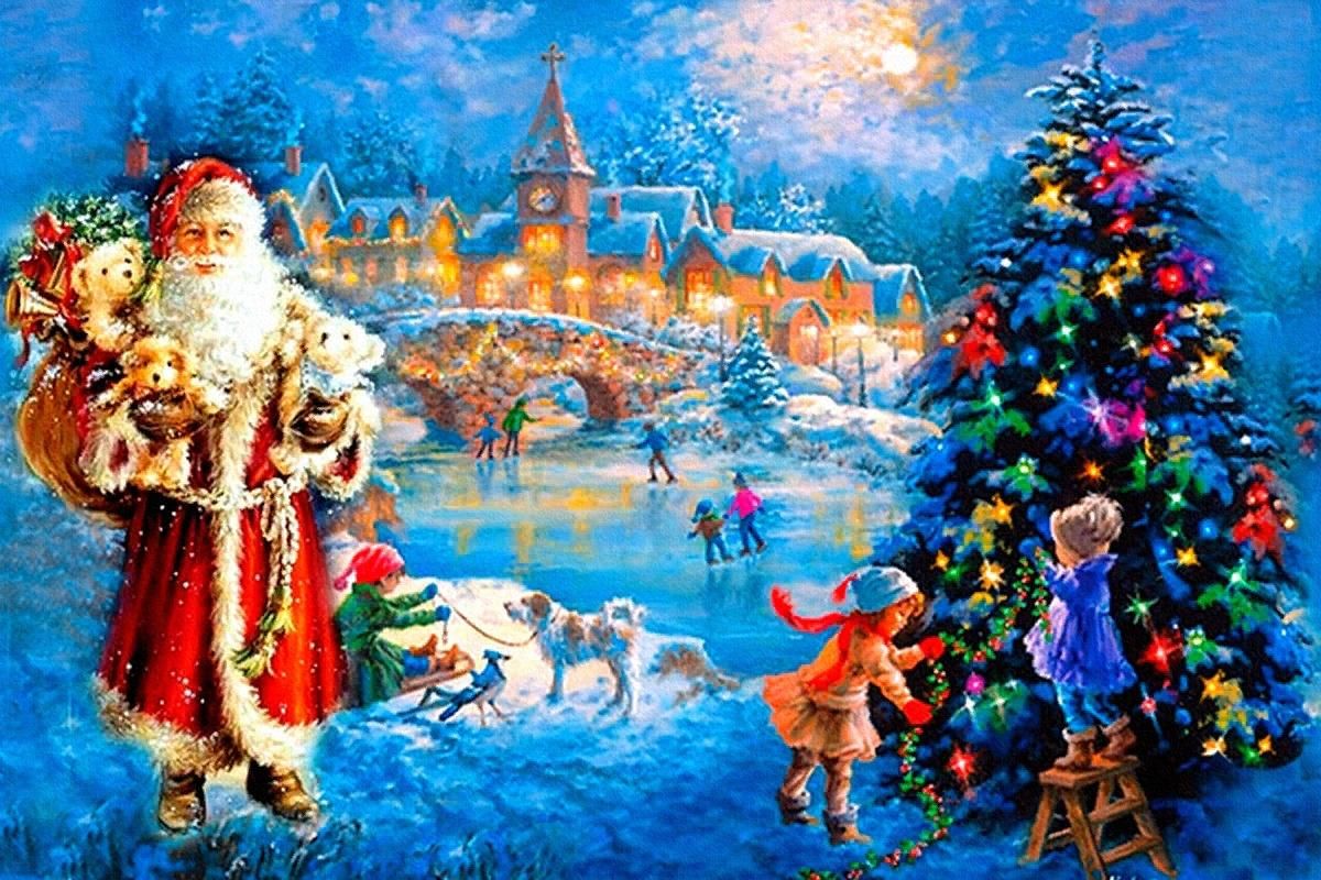 Новогодние детские открытки фото